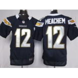 nike nfl jerseys san diego chargers #12 robert meachem dk.blue[Elite]