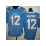 nike nfl jerseys san diego chargers #12 robert meachem lt.blue[Elite]