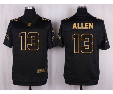 nike nfl jerseys san diego chargers #13 allen black gold collection[Elite]