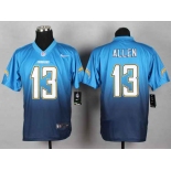 nike nfl jerseys san diego chargers #13 allen blue[Elite drift fashion][second version]