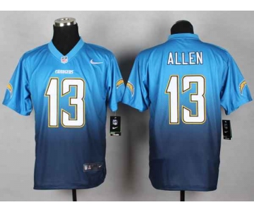 nike nfl jerseys san diego chargers #13 allen blue[Elite drift fashion][second version]