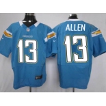 nike nfl jerseys san diego chargers #13 allen lt.blue[Elite]