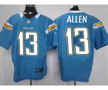 nike nfl jerseys san diego chargers #13 allen lt.blue[Elite]