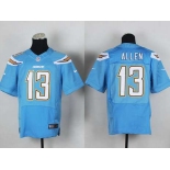 nike nfl jerseys san diego chargers #13 allen lt.blue[new Elite]