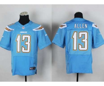 nike nfl jerseys san diego chargers #13 allen lt.blue[new Elite]