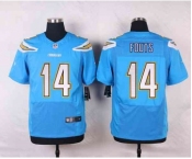 nike nfl jerseys san diego chargers #14 fouts lt.blue[new Elite]