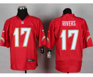 nike nfl jerseys san diego chargers #17 philip rivers red[Elite]