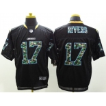 nike nfl jerseys san diego chargers #17 rivers black[Elite Camo Fashion]