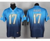 nike nfl jerseys san diego chargers #17 rivers blue[Elite drift fashion][second version]