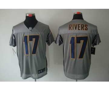 nike nfl jerseys san diego chargers #17 rivers grey[Elite shadow]