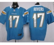 nike nfl jerseys san diego chargers #17 rivers lt.blue[Elite]