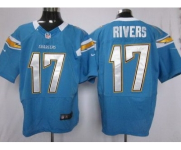 nike nfl jerseys san diego chargers #17 rivers lt.blue[Elite]