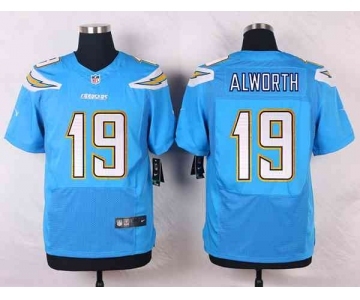 nike nfl jerseys san diego chargers #19 lance alworth lt.blue[new Elite]