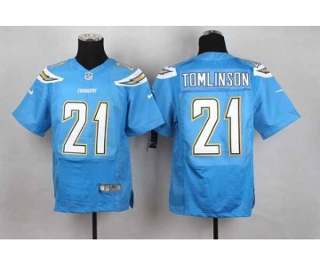 nike nfl jerseys san diego chargers #21 tomlinson lt.blue[Elite]