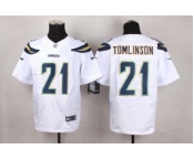 nike nfl jerseys san diego chargers #21 tomlinson white[Elite]