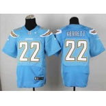 nike nfl jerseys san diego chargers #22 verrett lt.blue[new Elite]