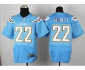 nike nfl jerseys san diego chargers #22 verrett lt.blue[new Elite]