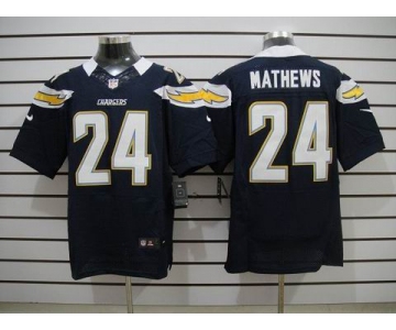 nike nfl jerseys san diego chargers #24 mathews dk.blue[Elite]