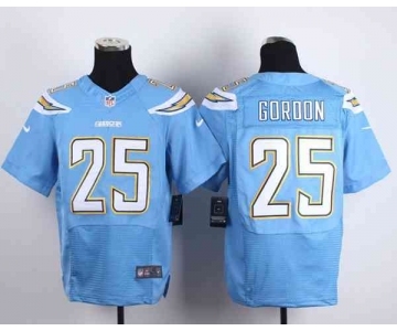 nike nfl jerseys san diego chargers #25 goroon lt.blue[Elite]