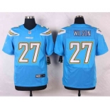 nike nfl jerseys san diego chargers #27 wilson lt.blue[new Elite]