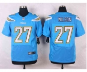 nike nfl jerseys san diego chargers #27 wilson lt.blue[new Elite]