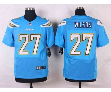 nike nfl jerseys san diego chargers #27 wilson lt.blue[new Elite]