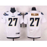 nike nfl jerseys san diego chargers #27 wilson white[new Elite]