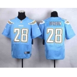 nike nfl jerseys san diego chargers #28 goroon lt.blue[new Elite]