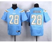 nike nfl jerseys san diego chargers #28 goroon lt.blue[new Elite]