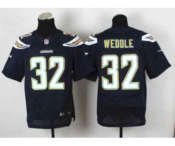 nike nfl jerseys san diego chargers #32 weddle dk.blue[new Elite]