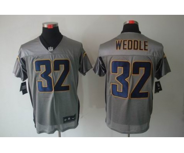 nike nfl jerseys san diego chargers #32 weddle grey[Elite shadow]