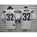 nike nfl jerseys san diego chargers #32 weddle white[Elite]