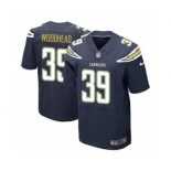 nike nfl jerseys san diego chargers #39 woodhead dk.blue[Elite]