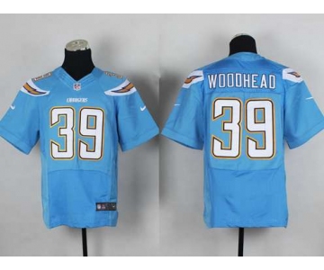 nike nfl jerseys san diego chargers #39 woodhead lt.blue[new Elite]