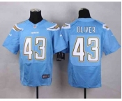 nike nfl jerseys san diego chargers #43 oliver lt.blue[Elite][oliver]