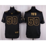 nike nfl jerseys san diego chargers #50 manti teo black gold collection[Elite]