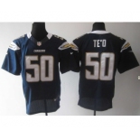 nike nfl jerseys san diego chargers #50 manti teo dk.blue[Elite]