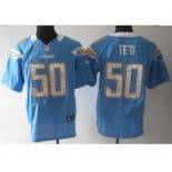 nike nfl jerseys san diego chargers #50 manti teo lt.blue[Elite]