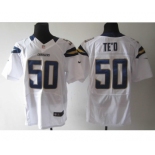 nike nfl jerseys san diego chargers #50 manti teo white[Elite]