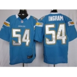 nike nfl jerseys san diego chargers #54 ingram lt.blue[Elite]