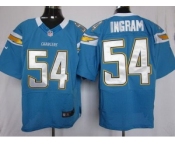 nike nfl jerseys san diego chargers #54 ingram lt.blue[Elite]