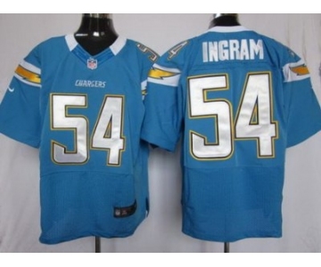 nike nfl jerseys san diego chargers #54 ingram lt.blue[Elite]