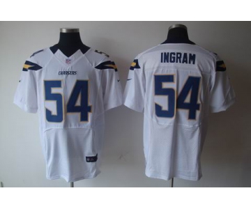 nike nfl jerseys san diego chargers #54 ingram white[Elite]