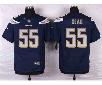 nike nfl jerseys san diego chargers #55 seau blue[new Elite]