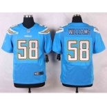 nike nfl jerseys san diego chargers #58 williams lt.blue[new Elite]