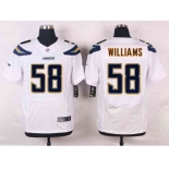 nike nfl jerseys san diego chargers #58 williams white[new Elite]