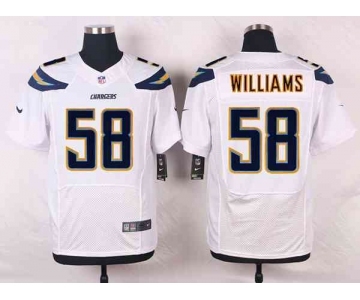 nike nfl jerseys san diego chargers #58 williams white[new Elite]