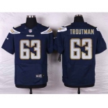 nike nfl jerseys san diego chargers #63 troutman blue[new Elite]