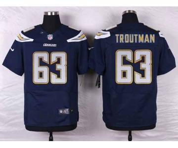 nike nfl jerseys san diego chargers #63 troutman blue[new Elite]