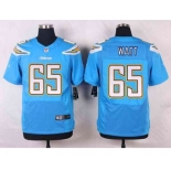 nike nfl jerseys san diego chargers #65 watt lt.blue[new Elite]